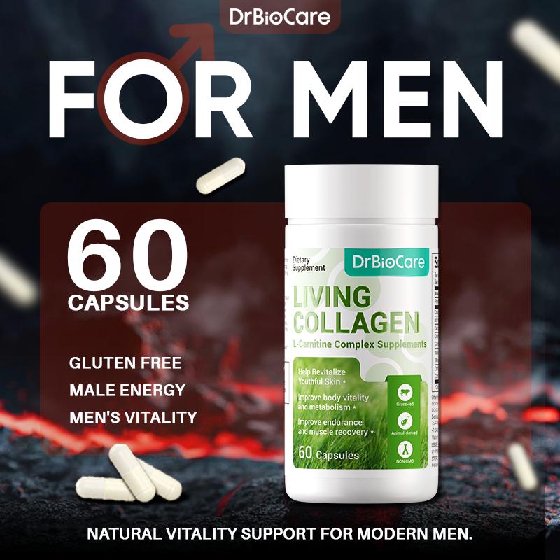 【Force】DrBioCare L-Carnitine Complex Supplement New Formula – Daily Energy, Muscle Support, Endurance Enhancement, No Herbs