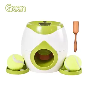 2026 New Model 2-In-1 Dog Ball Launcher And Feeder, Interactive Tennis Ball Edition, Non-Electric Toy for Outdoor Training, Featuring a Dual-Ball Setup Perfect for Engaging Play And Training Both Indoors And Outdoors, Without Battery