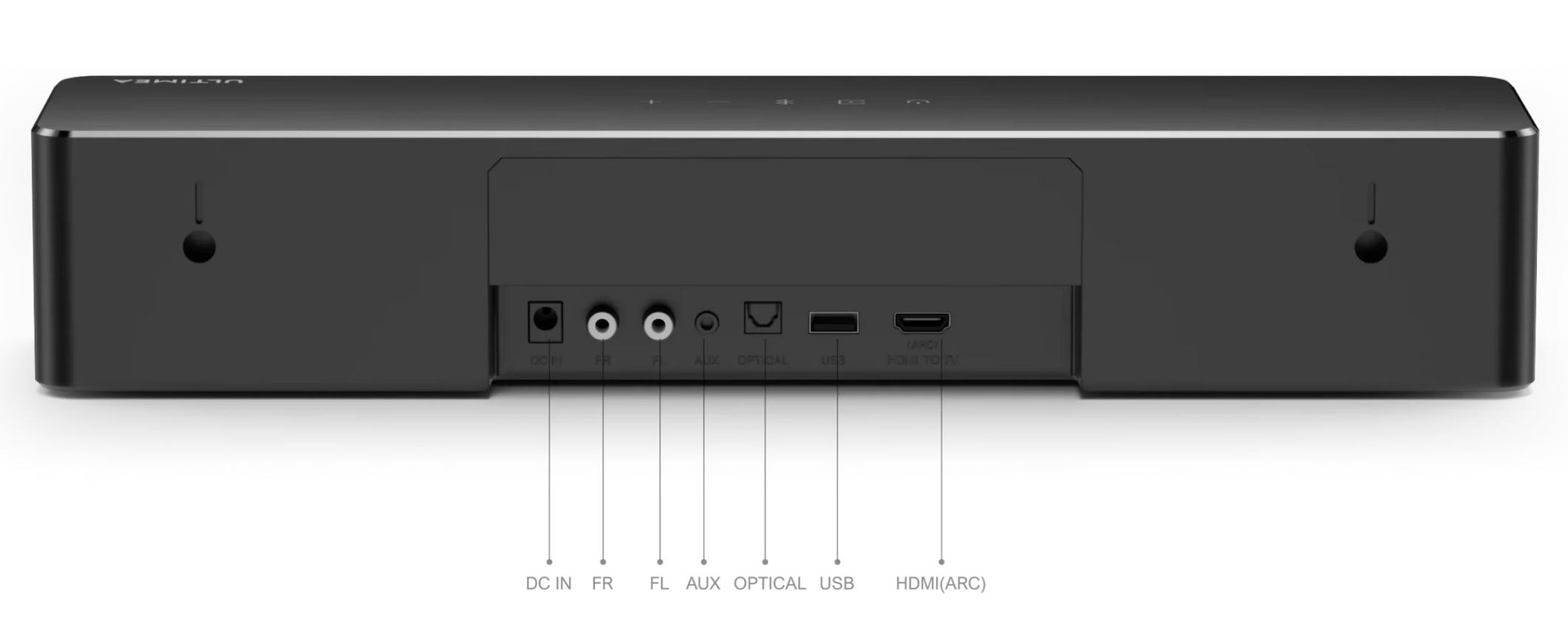 ULTIMEA Poseidon D70 7.1ch Soundbar with Wireless 6.5" Subwoofer, Surround Sound System for TV, App Control, 410W Peak Power, Soundbar for TV, Movie, Music, 4 Wired Surround Speakers, Bassx, Home Theater Sound System, Bluetooth,APP Control#SummerVibes