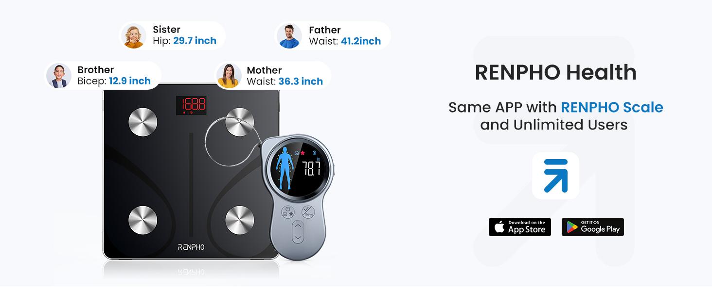 [Livestream Exclusive] RENPHO Smart Tape Measure with Large Display Spring Glow Up Gym Gifts