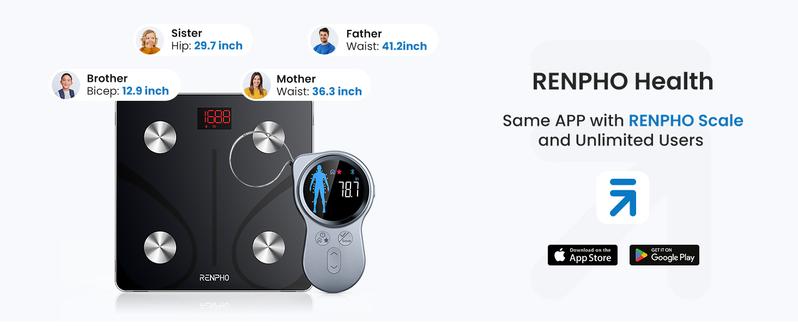 [Livestream Exclusive] RENPHO Smart Tape Measure with Large Display Gym Gifts