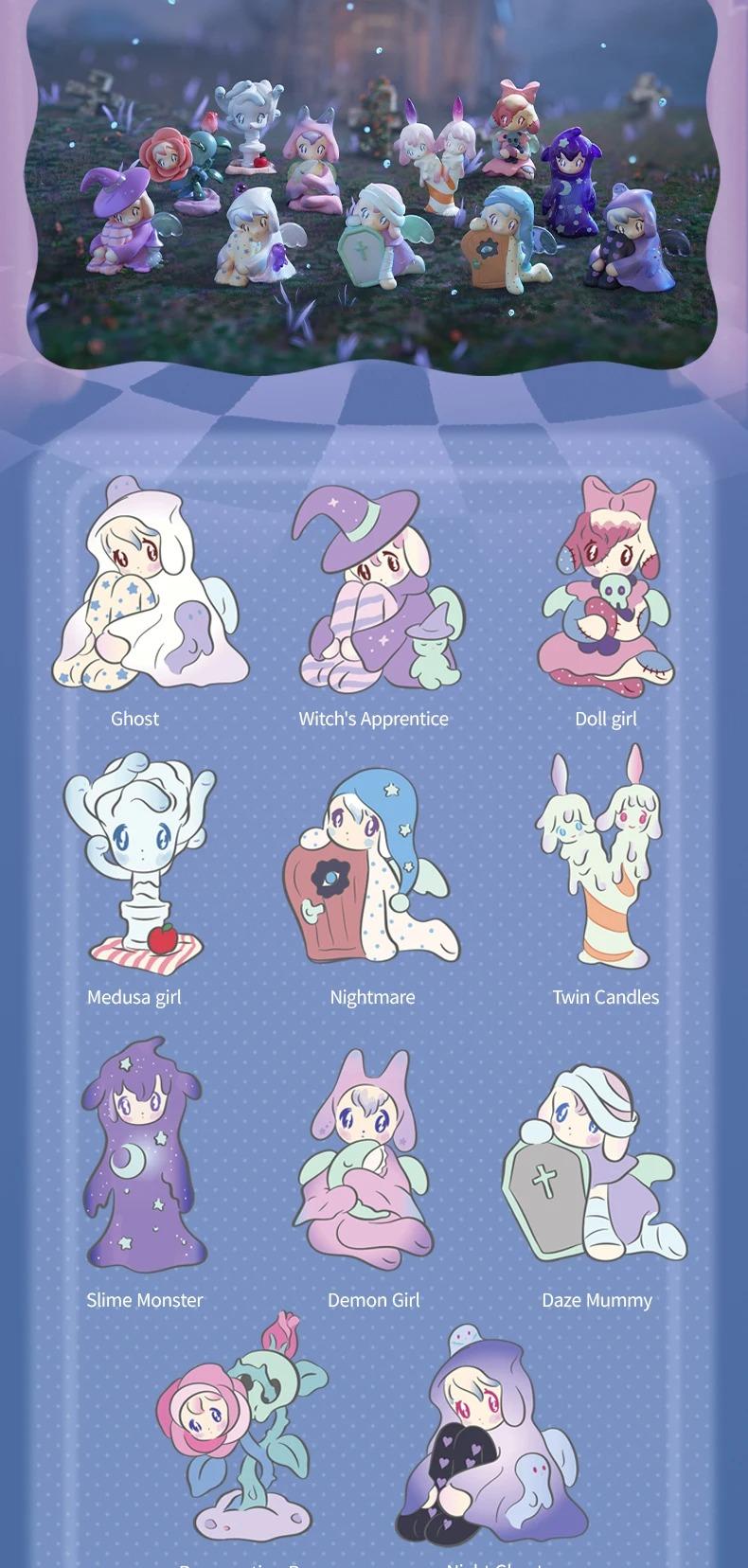 [FINDING UNICORN] 【Live Unboxing】AAMY The Magicians Story Series Cute Figures Desktop Ornament Collectible Toys Birthday Gifts  Christmas Gifts