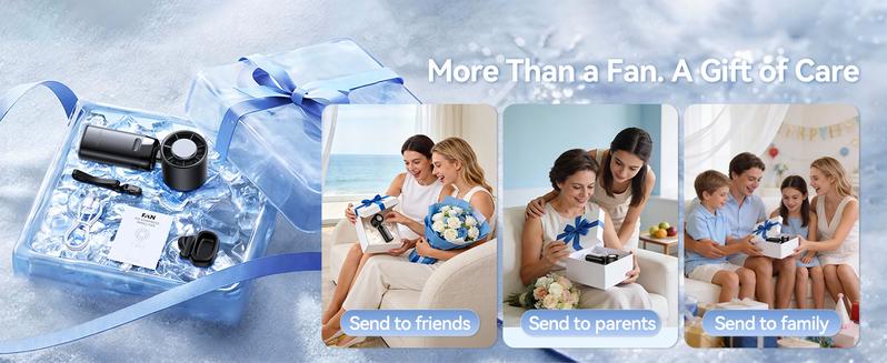 4-in-1 portable refrigeration handheld turbo fan with 200 speed settings, 21,000 revolutions per minute, 12-hour cooling, digital display, 120° rotation, USB charging, mini handheld personal fan.Suitable for travel, indoor use, and office desk usage.