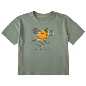 Women's Gym & Juice Short Sleeve Crusher Boxy Tee