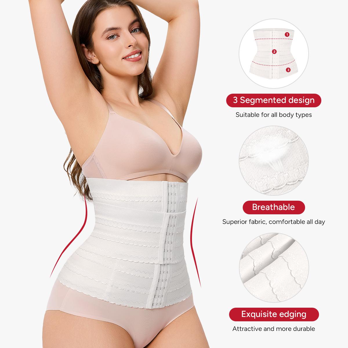 [Live] Nebility Women's Daily Shapewear Belt - Seamless Breathable Waist Slimmer, Tummy Control Compression & Scrunch Back Waistband, Minimalist Comfort Style Womenswear Basic