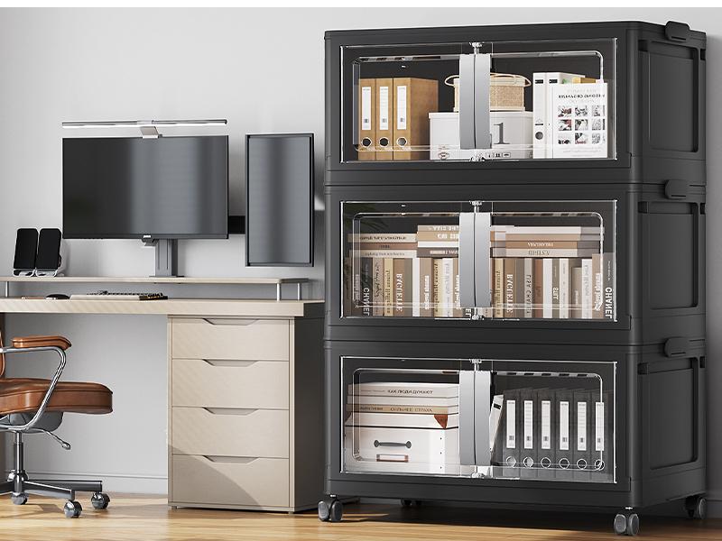 BROVIEW 160Qt/480Qt/640Qt/800Qt Extra Large Stackable Storage Bins with Lid, Each 40gal Heavy-Duty Plastic Storage Box with Wheels, Collapsible Wheeled Closet Organizer High-Quality Plastic Cabinet Containers for Home Organization V70