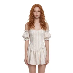 Holding Court Corset Dress - White