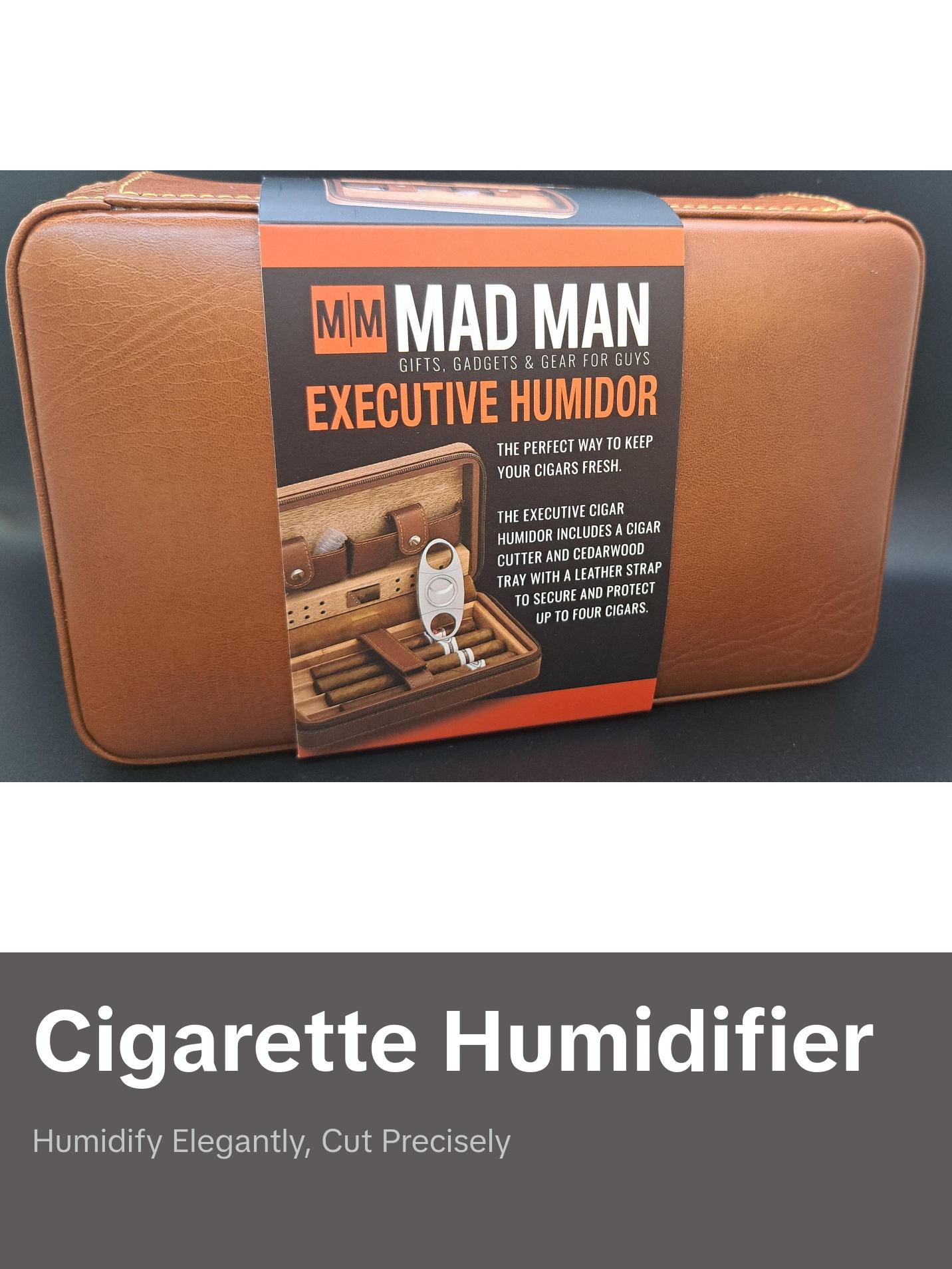 Mad Man Executive Humidor 3-Piece Set