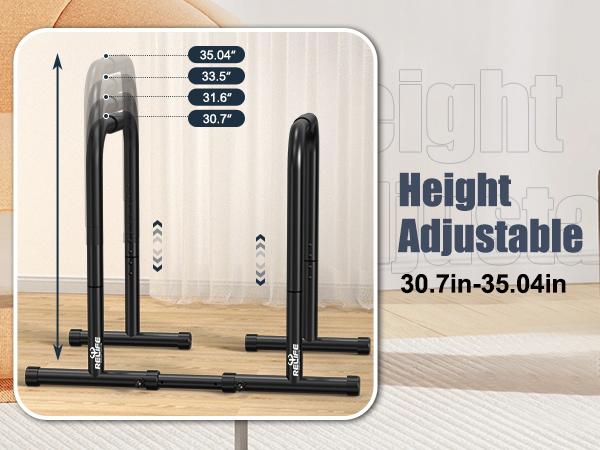 Relife Sports Dip Station Functional Heavy Duty Dip Stands Fitness Workout Dip bar Station Stabilizer Parallette Push Up Stand dealsforyoudays Strength Training Equipment
