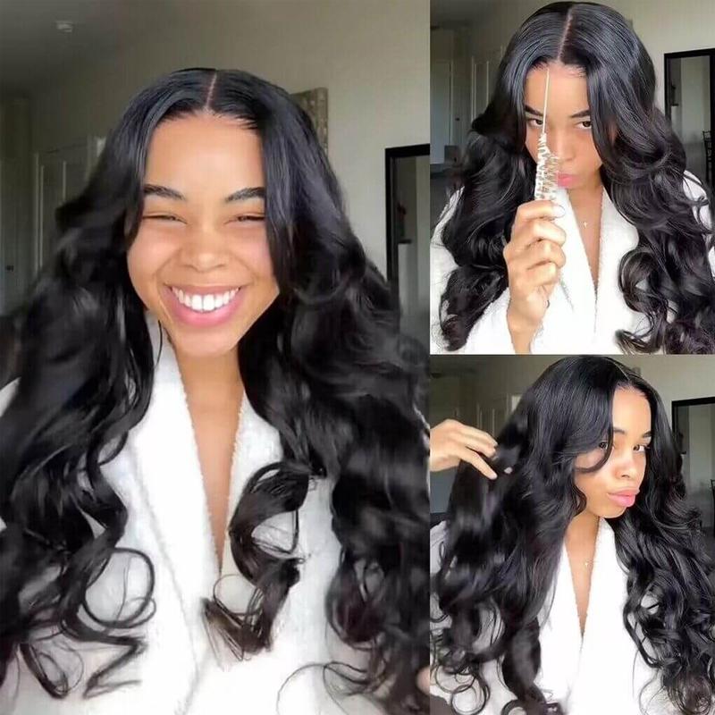 【HOT】FORGIRL FOREVER 13x6 Body Wave Wear Go Glueless Wig With Drawstring Effortless Install Ear To Ear Pre-Cut Straight Lace Frontal Wig Beginner Friendly