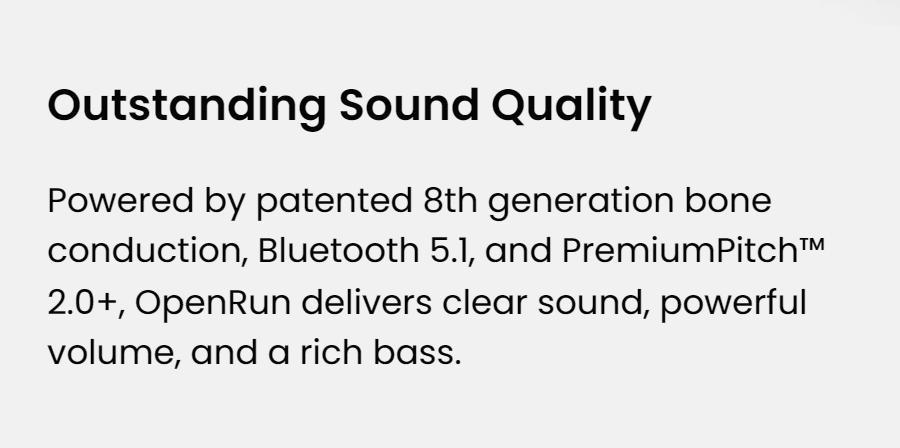 SHOKZ OpenRun - Open-Ear Bluetooth Bone Conduction Sport Headphones, Sweat Resistant Wireless Earphones for Workouts and Running, Built-in Mic
