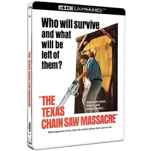 The Texas Chain Saw Massacre (Steelbook)  [4K ULTRA HD BLU-RAY MOVIE] 4K Mastering, Steelbook, Subtitled, Widescreen, Ac-3/Dolby Digital, 2 Pack