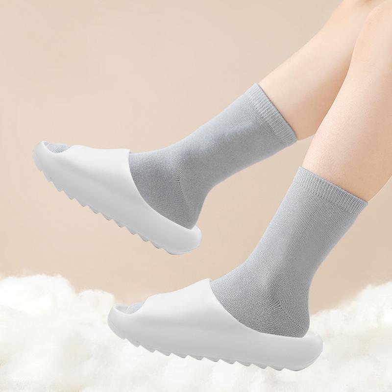 Lumubby Cloud Slides for Kids Lightweight Non-Slip EVA Pillow Slippers Open Toe Comfy Toddler Boys Girls Indoor Outdoor Beach Pool Slippers with Wave-Shaped Anti-Skid Sole