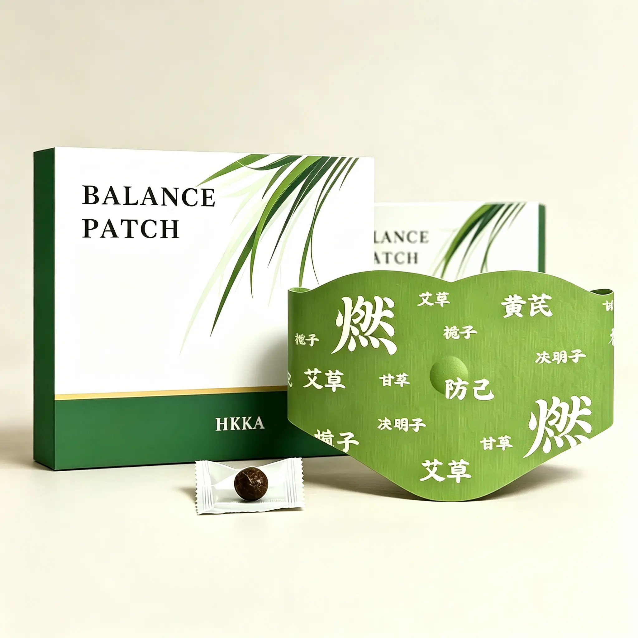 Wormwood Astragalus Cassia Seed Healthcare Herbal Balance Patch - Natural Ingredients, Pain Relief Aid, 5/15pcs