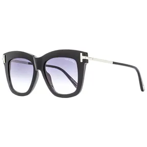 Tom Ford Square Sunglasses TF822 Dasha 01B Black/Palladium 52mm FT0822