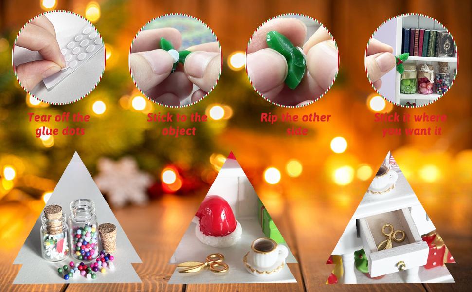 BEIREG Dollhouse Miniatures 1/12 Scale Accessories Handmade Wooden Bookshelf Furniture Set with Magic Bottle Potion Mini Bookcase Unique Black Friday Christmas Gift Decorations for Kids Gifts Playset christmas doll house