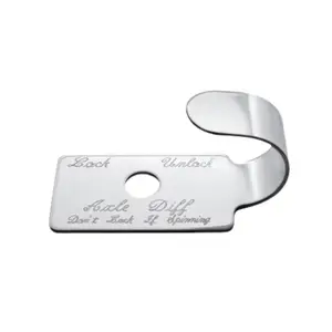 United Pacific – Stainless Switch Guard for Peterbilt 379 Axle Differential