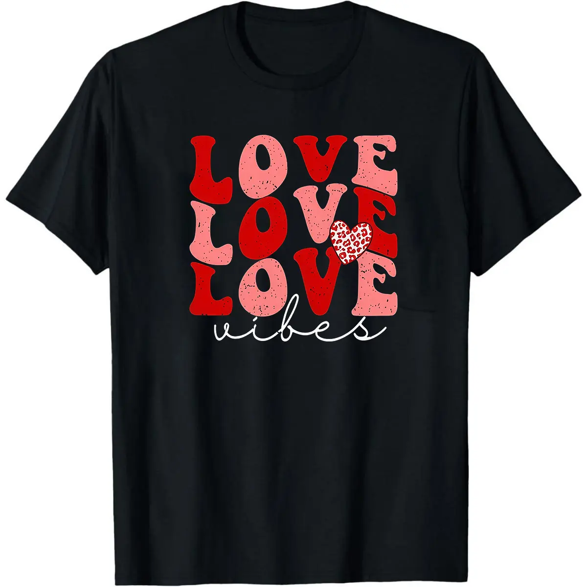 Love Vibes Sweatshirt, Valentine's Day Sweatshirt, Valentine's Day Heart Shirt, Valentine's Day T-shirt, Love Vibes Valentine's Day Shirt