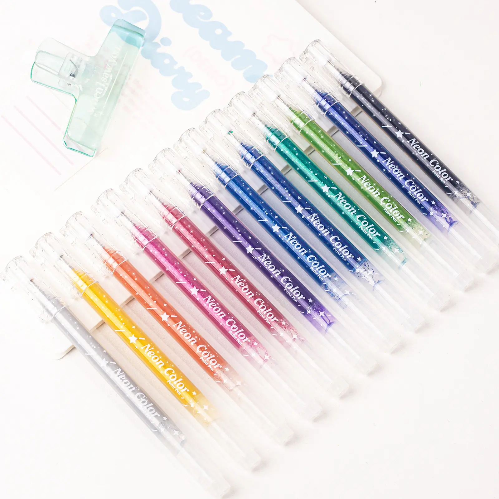 Glitter gel pen ,Metallic Vibrant Sparkle gel pens for coloring,glitter pens for adults,colored gel pens for Adult Coloring Books and Drawing tiktokshopblackfriday Sketch Art Marker Waterproof Paint Marker,back to school,back to school haul