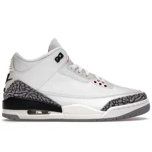 Jordan Men's 3 Retro White Cement Reimagined Basketball Shoes, from StockX
