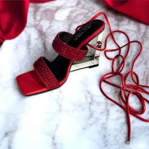 The Riviera Luxe Edition: Red Wedge Heels