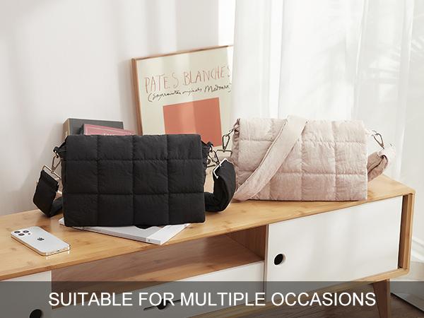 CLUCI TikTokShopSpringGlowUp New Collection Puffer Shoulder Bag Crossbody Purse for Women Large Lightweight Cotton Padded Hobo Tote Bag Shopping Bag Gift - Luxury CLUCI TikTokShopSpringGlowUp New Collection Puffer Shoulder Bag Crossbody Purse for Women Large Lightweight Cotton Padded Hobo Tote Bag Shopping Bag Gift - Luxury