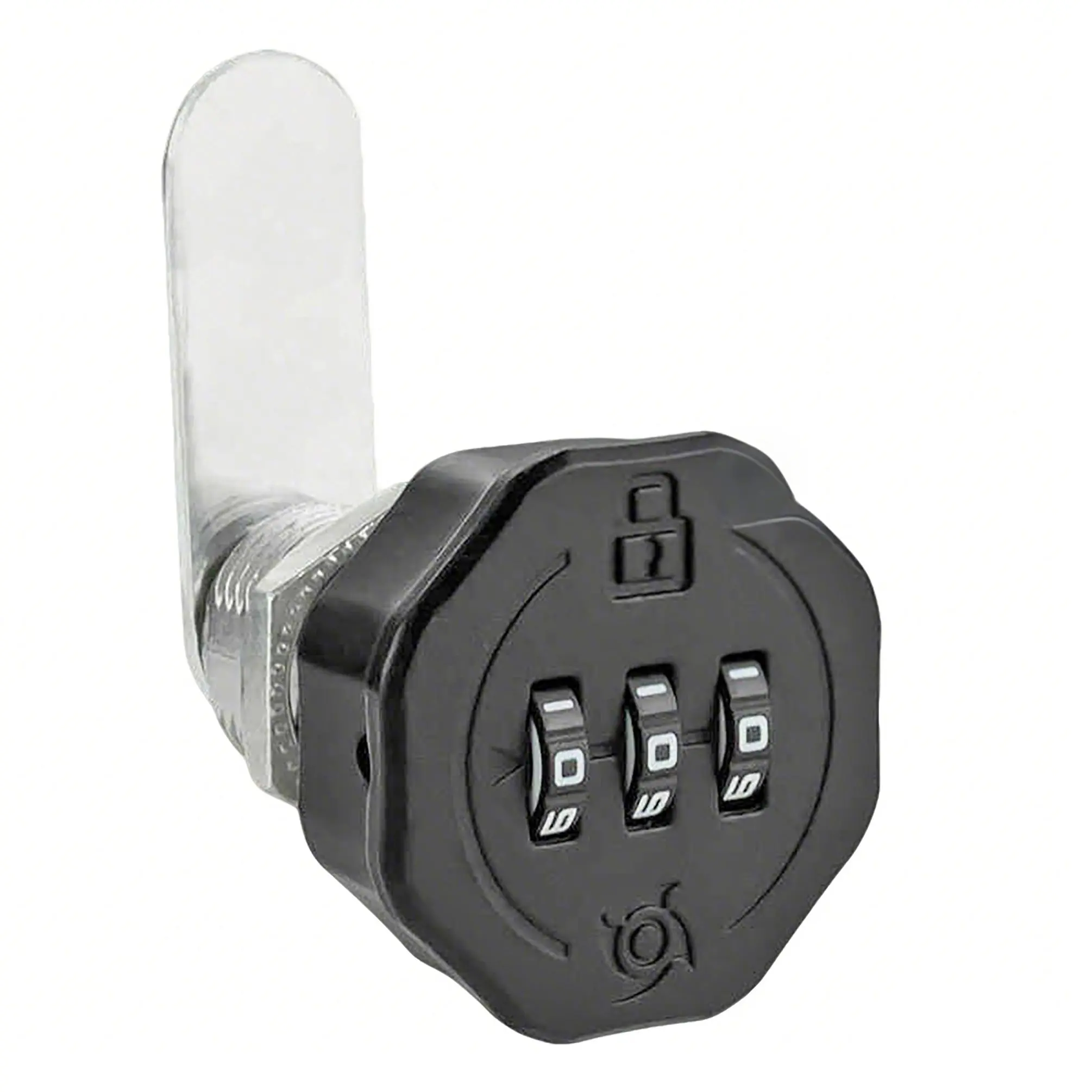 FixtureDisplays® Zinc Alloy Combination Cam Lock, 1.46 in Mechanical Dial Lock for Cabinets, Lockers & Drawers, Keyless Security Lock Fits Doors up to 30mm Thick 16171