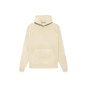 Fear of God Essentials Women's Velour Hoodie Egg Shell (W)