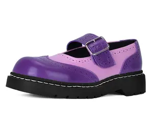Pink & Purple Brogue Mary Jane