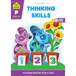 School Zone Thinking Skills Workbook: 32 Pages, Preschool, Kindergarten, Observation, Problem-Solving, Picture Puzzles, Sequencing, Ages 3 to 5 (Get Ready! Book Series) Paperback – September 1, 2007