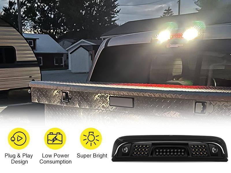 Nilight Third Brake Light High Mount 3rd Stop Reverse Cargo LED Lighting for Chevy Silverado GMC Sierra 1500 2500 3500HD 2014-2018 Pickup Truck Rear Cab Center Tail Lights Nilight Third Brake Light High Mount 3rd Stop Reverse Cargo LED Lighting for Chevy Silverado GMC Sierra 1500 2500 3500HD 2014-2018 Pickup Truck Rear Cab Center Tail Lights