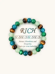 CrestJewels Fashionable crystal bracelet, unisex tiger eye beaded bracelet, a stylish jewelry accessory suitable for both men and women, an elegant and versatile birthday gift piece, high-quality bracelet