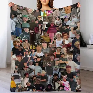 Malachi Barton Blanket Anti-Static Blanket - Soft and Malachi Lightweight,Funny Barton Bedding Art Fleece Poster Flag Tapestry Suitable for Sofa, Bed, and Camping (30x40inch(75x100cm))