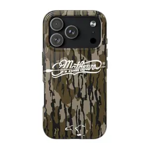 Vintage Mathews Archery Hunting Duck Camouflage Phone Case For iPhone 17 16 15 14 13 12 11 X 8, Unique Accessories, Hunting Gifts, Durable Cover, Outdoors