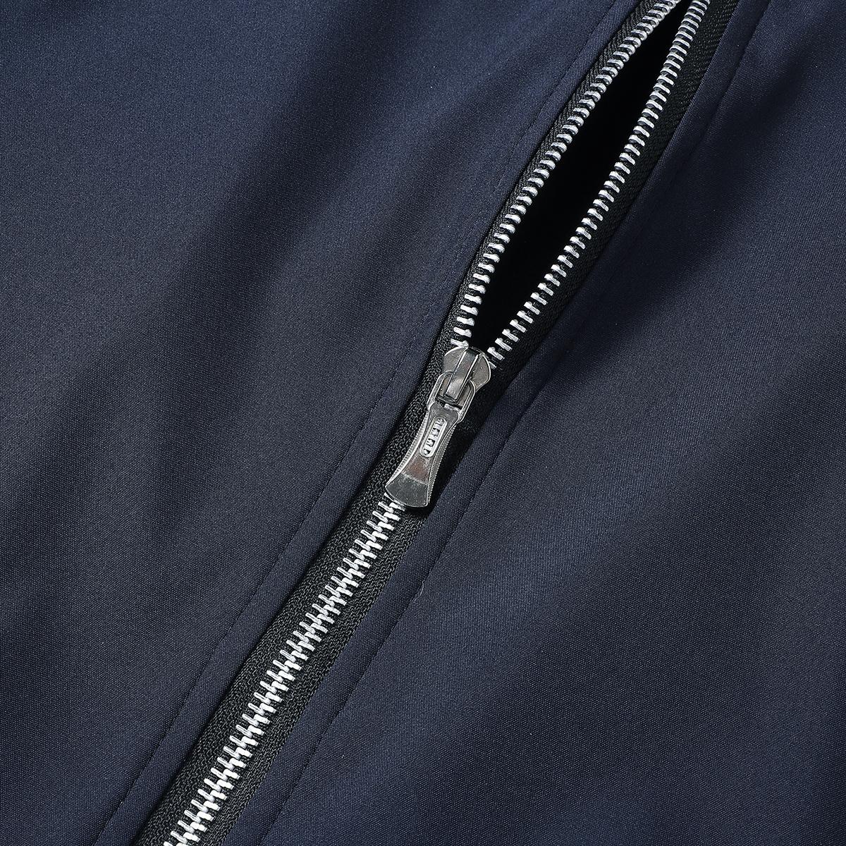 Men's Casual Stand Collar Jacket - Autumn Winter Coat with Pocket Design, Polyester Lining, Regular Fit, Sleek Finish, Modern Menswear, Fine Tailoring