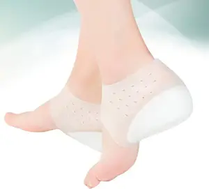Inside Height Insoles Silicone Heel Pads Cover Silicone Shoes Pads Invisible Height Insoles Plantar Fasciitis Height Increase Heels Sleeve Arch Support (4.5cm)