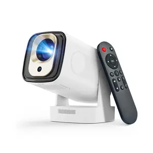 Upgraded HY260 PRO MINI Portable Projector, Native 1080P Support for 4K Resolution with Bluetooth 5.4 WIFI6 300 ANSI Android 11,180° Rotatable, Auto Keystone Correction,35"-130" Screen Video Projector