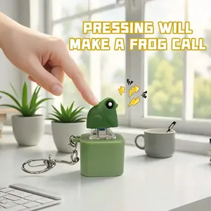 Frog Croaking Keychain & Coquí Realistic SoundFidget Toy , Durable ABS Build for Kids &Adults Stress Relief &FOCUS