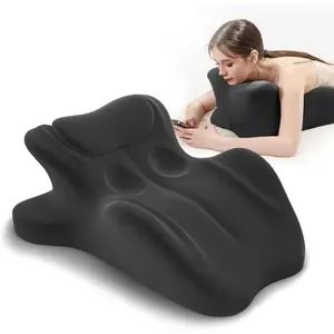 Valentine's Day Couple Pillow | 27° Sweet Spot Intimacy Wedge – No More Numb Arms (Black)