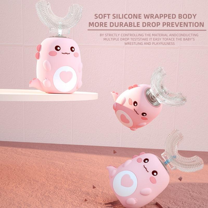 Baby electric Toothbrush,U-shaped toothbrush,2 - 14 Years, Soft Bristles, BPA Free | 2 - 4 Pack Oral Care Tools