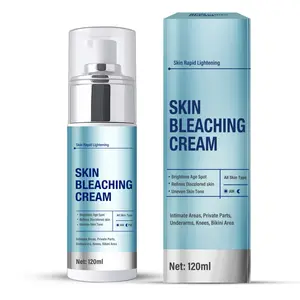 Skin Brightening & Tone-Evening Cream - Dark Spot Corrector for Underarms, Knees & Bikini Area - Gentle Formula with Goat Milk & Botanical Extracts - Improves Discoloration & Revitalizes Glow - 120ml