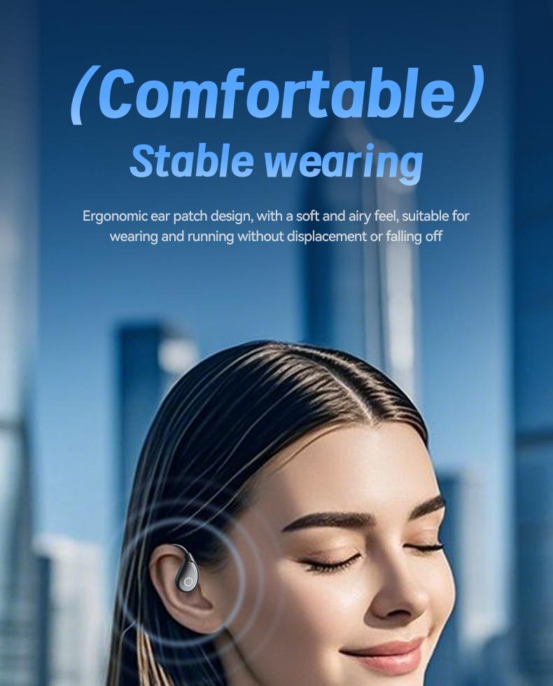 Acer OHR514 Wireless Earbuds,Open-ear Design Wireless Earphone, LongBattery Life Earbuds for Sports, Touch ControlEarbuds,Audio Electronic Headset gaming headset fast charge Black