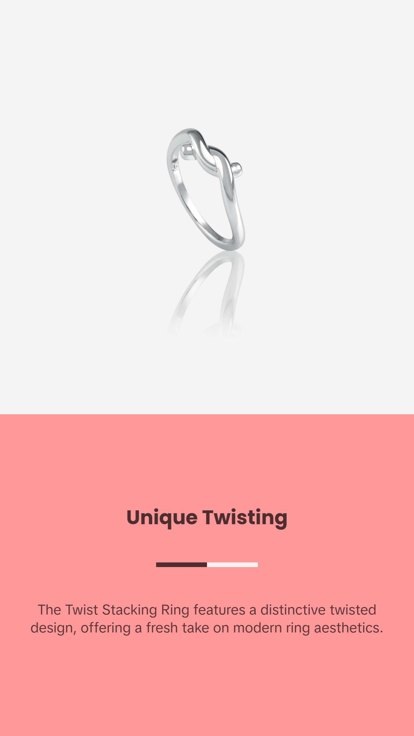 Twist Stacking Ring