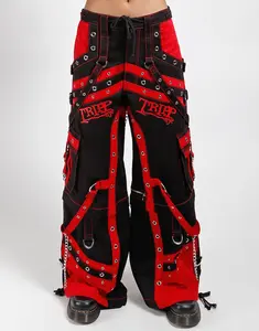 OFF TRACK PANT BLACK/RED