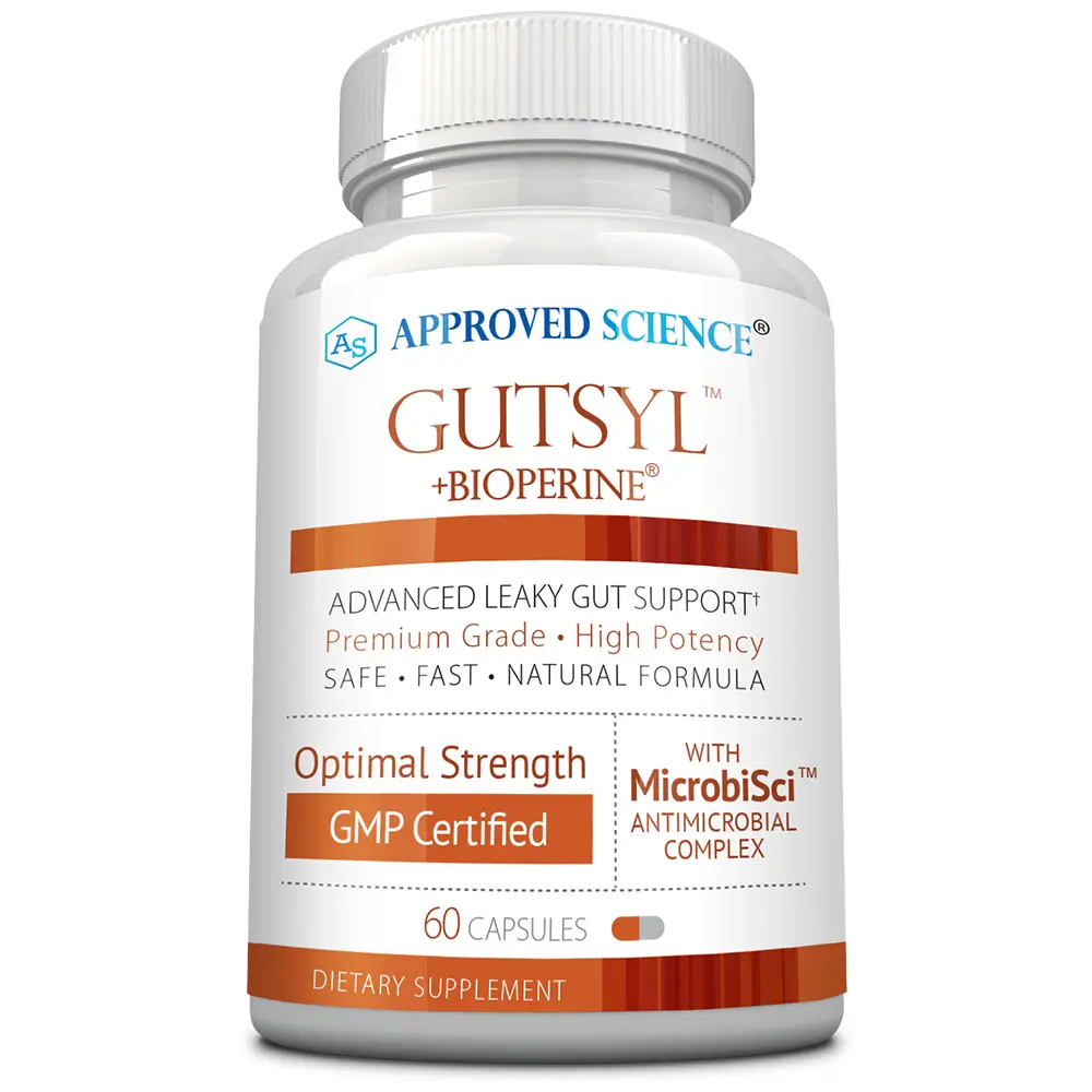 Approved Science Gutsyl – Advanced Prebiotic, Probiotic & Postbiotic Formula – Supports Gut Flora, Digestive Health & Immune Function – 20 Billion CFU, PreforPro® & CoreBiome® – 60 Capsules – Made in USA