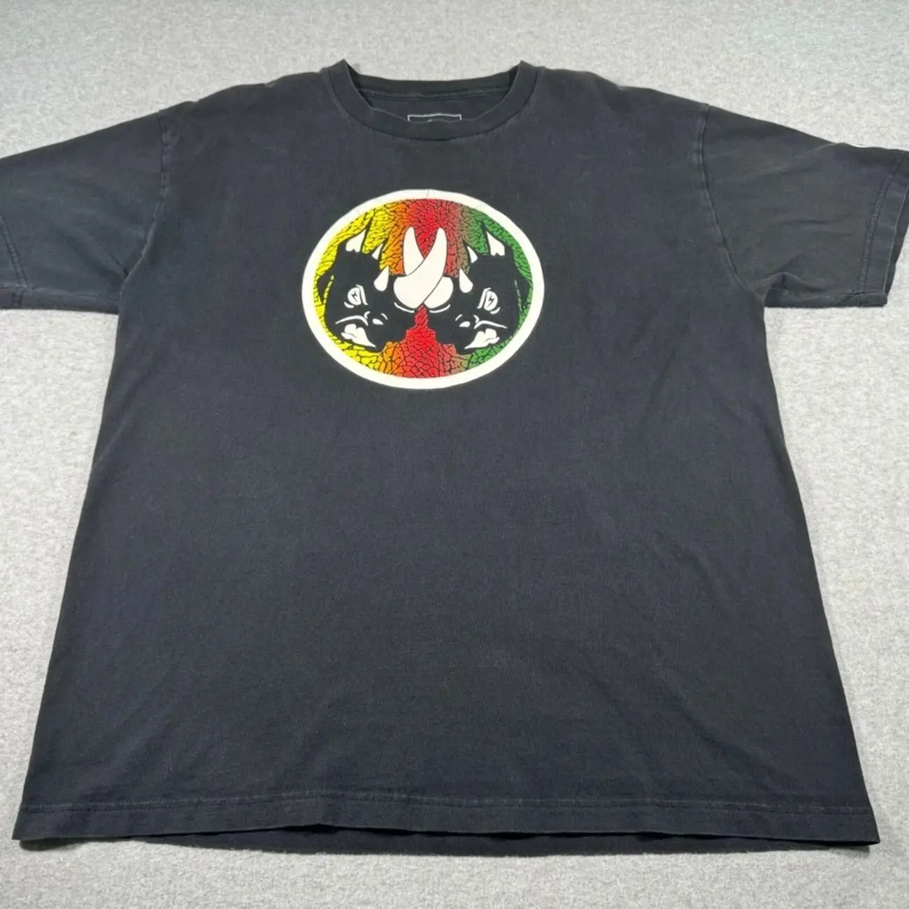 Ecko Untld Shirt Adult Extra Large Black Faded Streetware Graffiti Skate Artist A