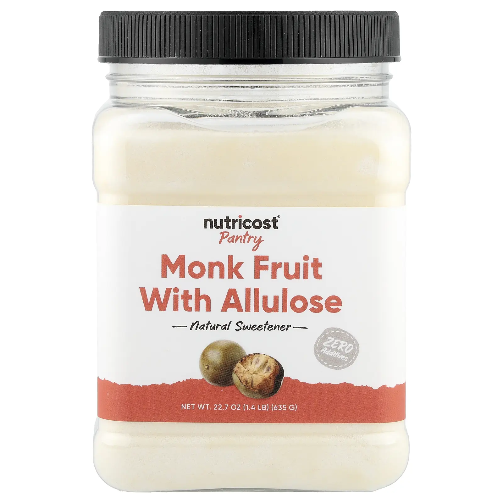 Nutricost Pantry, Monk Fruit With Allulose, 22.7 oz (635 g)