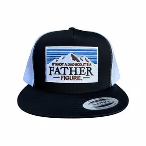 It's Not A Dad Bod It's A Father Figure Snapback Trucker Cap Mesh Back Classic Five Panel
