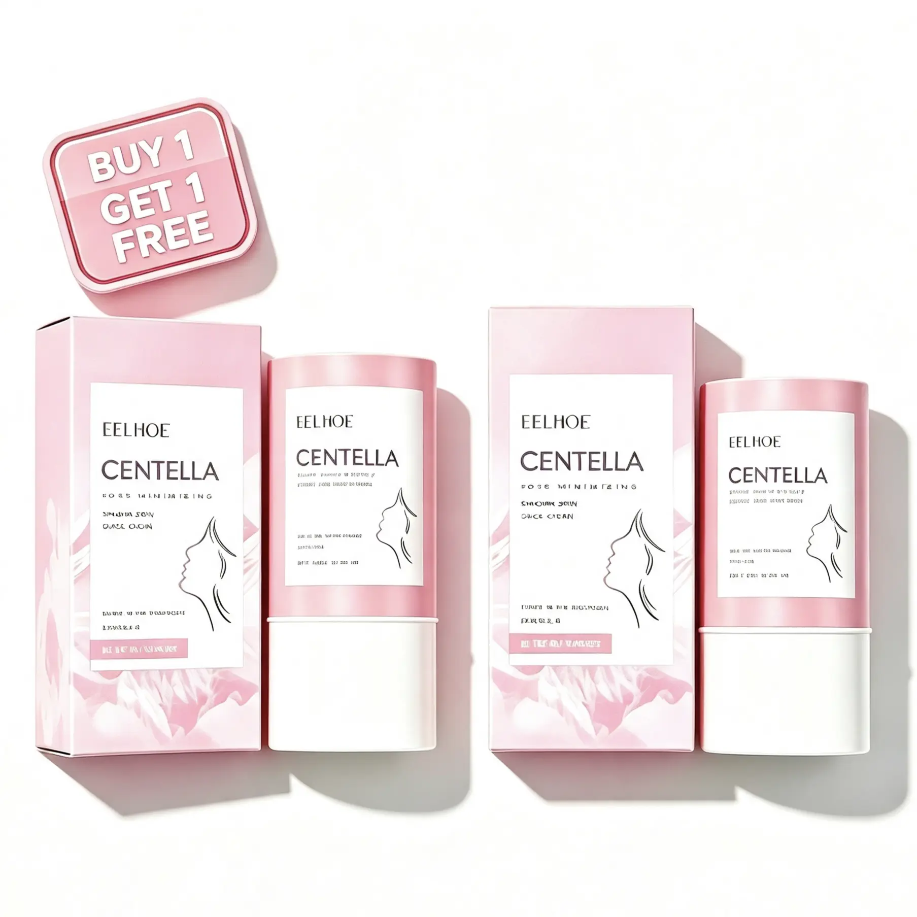 Buy 1 Get 1 Centella Clay Cleansing Face Mask Stick - Korean Face Care Products, Moisturizer, Hydrating Pore Cleanser, Soothes Skin, Nourishes, Smooths Complexion (Infused with Turmeric; Inspired by Dr. Jart Foil Cryo Rubber Concepts)