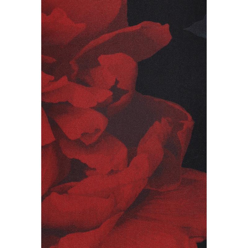 Gerri Off Shoulder Maxi Dress - Black Floral